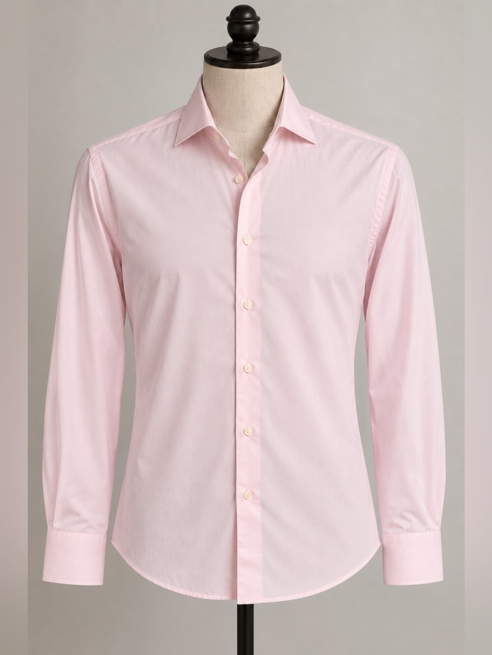 ZARA MAN Slim Fit Light Pink Dress Shirt Size XL Button Up Cotton Shirt